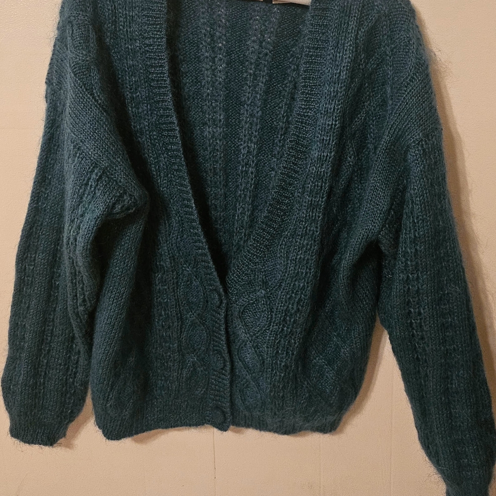 Autograph Teal Knit Women's Cardigan